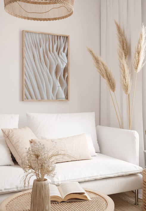 Poster mit Blumenmuster